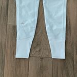 Alo Yoga 7/8 high waist lounge legging in powder blue Heather Photo 4