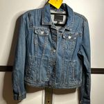 Banana Republic Denim Jacket by . Size Med. Classic Thick Denim NWOT Photo 5