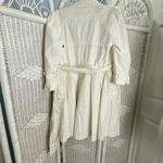 Laundry by Design Ivory Trench Coat | | Belted Double Breasted Jacket L Photo 7