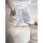 NWT Mother The Hustler Patch Pocket Flood Jean in Cream Puff White Size 32 Photo 10