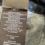 G-Star  RAW Dark Denim Midge Worker High Straight Ankle Jean Sz 30 x 32 Photo 6