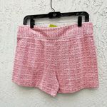 Club Monaco  high waist double button tweed shorts 8 red white Photo 2