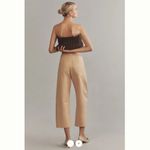 Maeve Anthropologie  Curved Cropped Chino Trousers Photo 2