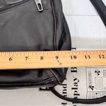 Vintage Black Leather Sling Backpack Purse Bag Women’s Fall Classic Photo 2