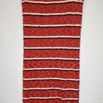 Ann Taylor Boucle Knit Midi Straight Striped Skirt NWT Sz M Stretchy Cotton Pink Photo 0