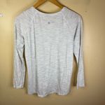 Lululemon  Emerald Long Sleeve 3‎ Color Space Dye Ice Grey Alpine White Size 8 Photo 3