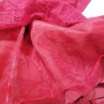 ML Monique Lhuillier Red Lace Fit & Flare Dress Size 6 Photo 7