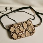 Snakeskin Pattern Crossbody/Belt Bag Brown Photo 0