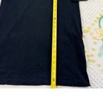 J.Crew Women's Black Midi Dress 3/4 Sleeve White Stripe Side Zip‎ Size S Photo 3