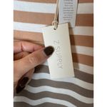 Z Supply  Dress Women Large Tan Gray Ombre Striped Tank Mini‎ NWT Athleisure Photo 7