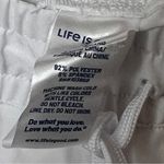 Life is Good  White Summer Style Drawstring American Flag Sandals Graphic Sz L Photo 11