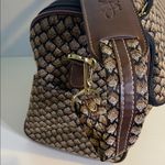 Diane Von Furstenberg Vintage DVF  Brown Black Carry On Luggage Photo 2