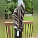 Joseph Ribkoff  brown and silver blouse and brown pants new with tags Photo 1