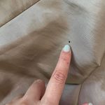 W•too Watters by Wtoo Taffeta Cutouts Keyhole Mocha Puffy Pleated Draped Accordion Heart Fit Flare Overlay Ruched Shiny Crinkle Formal Evening Prom novelty champagne Photo 6