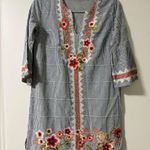 Spartina 449 Fleur de Vigne Flare Sleeve Tunic Dress Size XS Photo 2