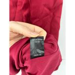 Lulus  Dress Womens Large Endlessly Endearing Mini Wine Red Scalloped Halter Photo 6