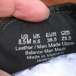 Franco Sarto Black Leather Block Heel Sandals Photo 8