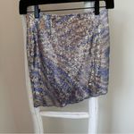 Revolve More To Come Ava Sequin Mini Skirt in Blue Multi Color SZ S Photo 3