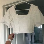 Endless Rose  Crop Puff Sleeve Top Photo 1