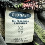 Old Navy Culotte Jumpsuit Sleeveless Cami Spaghetti Strap Crop Black Floral XS Photo 3