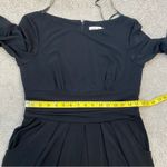 Eliza J  Jersey Knit Mini Dress Black 12 Photo 8