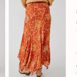 Free People Backseat Glamor Skirt in Terra Cotta combo sz 6 NWT Photo 3
