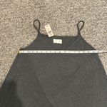 Lou & grey NWT Petite Charcoal Gray Tank Dress Sz MP Photo 5