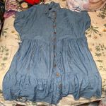 Torrid  Mini Chambray Tiered Shirt Dress Photo 1