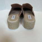 Steve Madden  Espadrille Mules Suede Light Pink Closed Toe Sandals Size 9 Photo 3