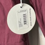 STAUD Peggy Top Plum Cotton Poplin Peplum Blouse Size Medium NWT Red Photo 8