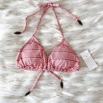 Eberjay Eberjey Pink White Tribal Strappy Bikini Top Sz M Photo 33