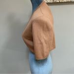 Michael Kors Tan Brown Cardigan Shrug Bolero Sweater Jacket knit Small Italian Photo 2