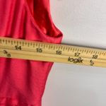 BCBGMAXAZRIA  Top S Coral Peplum Blazer Blouse Rosette Waist Indie‎ Sleaze Career Photo 4