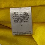 Cami NYC Women’s Size L Yellow Silk V-Neck Flutter Strap Sleeveless Tank Top Photo 4