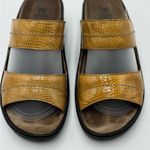 Mephisto Mustard Leather Sandals Women’s Size 37 full Conford & Summer style Yellow Photo 11