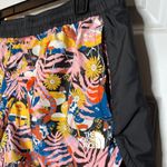 The North Face Women Large Hydrenaline 2000 Floral Athletic Shorts Black Pink RUN Photo 5