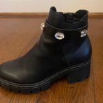 Black Combat Boots Women Size 7 Photo 1