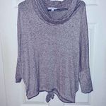 Green Envelope super soft batwing knit top. A beautiful gray/pink. EUC Pink Size L Photo 1
