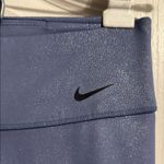 Nike π Dri Fit Purple Glitter Metallic Leggings Photo 4