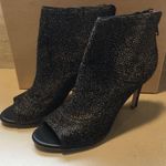 Joie  Edison Calf Hair Peep-Toe Bootie Shootie Photo 7