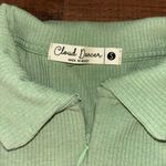 Green 1/4 zip shirt with collar. NWT Photo 2