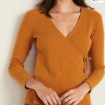 Old Navy  Wrap-Front Rib-Knit Top Photo 0
