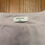 Babaton Aritzia  Original Contour Squareneck Bodysuit Top in Pale‎ Pink Lilac XS Photo 10