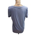 Sonoma Goods For Life Sleepwear Top Women's Size M Blue V Neck Short Sleeve Photo 1