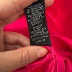 Monique Lhuillier  Lace Sleeveless Ruffled Tiered Maxi Gown Dress Fuschia Sz 8 Photo 6