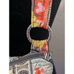 Vera Bradley  Disney Parks Quilted Crossbody Bag Mickey Floral Print Hipster Photo 2