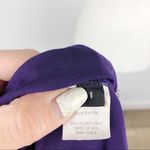 YIGAL AZROUEL purple rayon draped mini Pleated Dress Sz 1 Photo 12