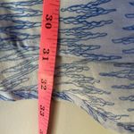 Free People  Intimately Blue Oversized Blooms For You Sleep Blouse Top Photo 7