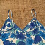 HeBe Blue Floral Swim Coverup XL Photo 3
