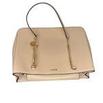 DKNY Beige Leather Bryant Park Chain Tote purse 3 compartments structured cream Photo 0